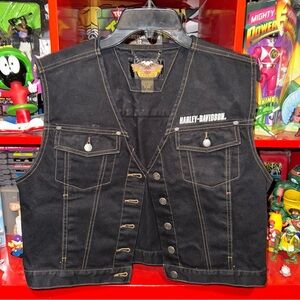 Harley-Davidson x Womens Denim biker Vest